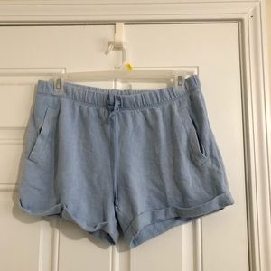 NWOT Blue VS Pink Boyfriend Shorts Size Large
